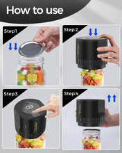 Load image into Gallery viewer, Mason Jar Electric Vacuum Sealer Kit
