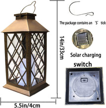 Load image into Gallery viewer, All Weather Garden Hanging Lantern
