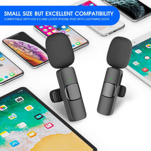 Load image into Gallery viewer, 2 Pack Wireless Microphone For Iphone Ipad
