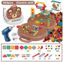 Load image into Gallery viewer, Children Electric Drill Puzzle Toolbox
