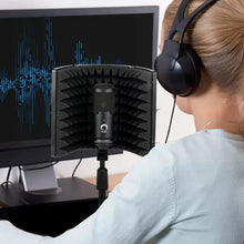 Load image into Gallery viewer, Voice Recording Sound Isolation Booth Noise Shield
