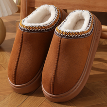 Load image into Gallery viewer, Fluffy Insole Platform Slippers Winter Slip On Faux Fur Shoes

