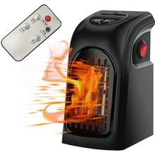 Load image into Gallery viewer, Portable Plug-In Electric Fan Heater with Thermostat
