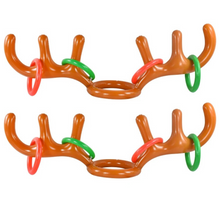 Load image into Gallery viewer, Reindeer Antler Ring Toss Christmas Game
