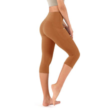 Load image into Gallery viewer, Ladies Capri Cotton Pants Leggings with Pockets
