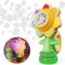 Load image into Gallery viewer, Dancing Sunflower LED Bubble Maker Toy
