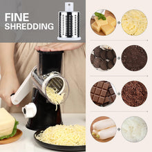 Load image into Gallery viewer, Rotary Cheese Vegetable Manual Grater
