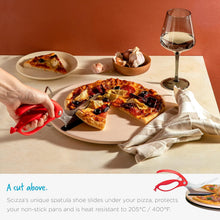 Load image into Gallery viewer, Non-Stick Pizza Scissors with Protective Server
