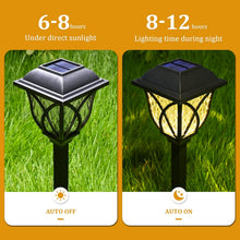 Load image into Gallery viewer, 6 Pack Led Solar Pathway Garden Lights Outdoor
