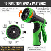 Load image into Gallery viewer, Expandable Garden Hose With 10 Functions Spray Nozzle
