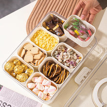 Load image into Gallery viewer, 8 Compartments divided serving tray with Handle
