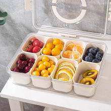 Load image into Gallery viewer, 8 Compartments divided serving tray with Handle

