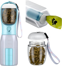 Load image into Gallery viewer, Dog Water Bottle With Food Container
