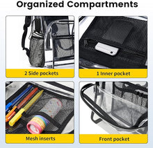 Load image into Gallery viewer, Clear Backpack Heavy Duty
