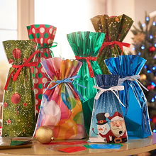 Load image into Gallery viewer, Drawstring Christmas Gift Bags 15 Sets
