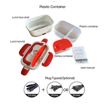 Load image into Gallery viewer, Portable Heated Food Warmer Lunch Box Container 50w
