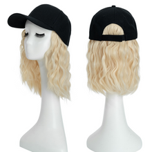 Load image into Gallery viewer, Heat Resistant Synthetic Wavy Wig Extension Baseball Cap

