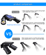 Load image into Gallery viewer, Super Bright Outdoors Motion Sensor Solar LED Lights

