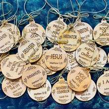 Load image into Gallery viewer, Names Of Jesus Jesus Advent Ornaments Christmas Hanging Decoration
