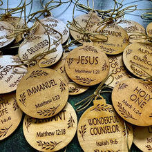 Load image into Gallery viewer, Names Of Jesus Jesus Advent Ornaments Christmas Hanging Decoration
