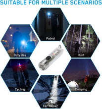 Load image into Gallery viewer, Rechargeable Keychain Flashlight
