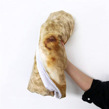 Load image into Gallery viewer, Burrito Tortilla Food Throw Blanket
