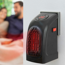 Load image into Gallery viewer, Portable Plug-In Electric Fan Heater with Thermostat
