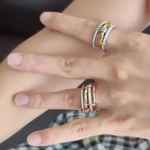 Load image into Gallery viewer, Trendy Gold Stackable Rings

