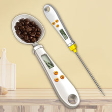 Load image into Gallery viewer, 2-in-1 Digital Mini Spoon Scale &amp; Food Thermometer
