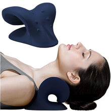 Load image into Gallery viewer, Neck Stretcher Cervical Chiropractic Traction Device Pillow for Pain Relief
