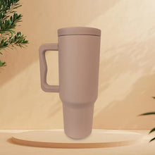 Load image into Gallery viewer, Trendy Stainless Steel Insulated Water Bottle with Straw and Handle
