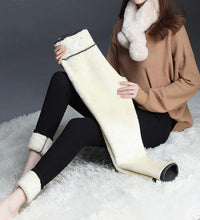 Load image into Gallery viewer, Women's fleece winter leggings
