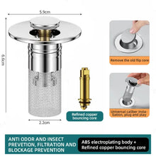 Load image into Gallery viewer, Stainless Steel Floor Drain Filter
