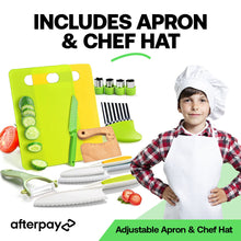 Load image into Gallery viewer, Mini Chef Set - Kids 13 Pc Cooking Set
