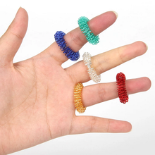 Load image into Gallery viewer, Acupressure Spiked Finger Massage Rings With Sensory Impressions
