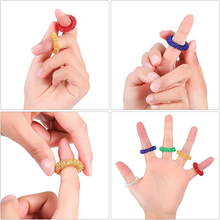 Load image into Gallery viewer, Acupressure Spiked Finger Massage Rings With Sensory Impressions
