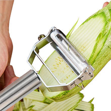 Load image into Gallery viewer, Ultra-sharp stainless steel multifunction vegetable peeler
