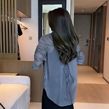 Load image into Gallery viewer, Plain Silk Chiffon Shirt
