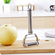 Load image into Gallery viewer, Ultra-sharp stainless steel multifunction vegetable peeler
