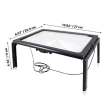 Load image into Gallery viewer, 3x Magnifying Glass For Reading With LED Light
