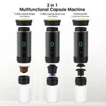 Load image into Gallery viewer, Wireless Espresso Coffee Machine Portable 3 in 1 Coffee Maker with Capsule and Powder
