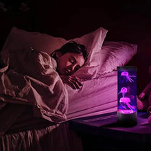 Load image into Gallery viewer, LED jellyfish aquarium table night light
