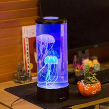 Load image into Gallery viewer, LED jellyfish aquarium table night light
