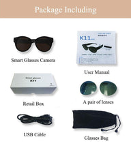 Load image into Gallery viewer, Bicycling Glasses WiFi Mini Camera HD 1080P DVR Video Audio Recorder
