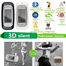 Load image into Gallery viewer, Walking 3D Pedometer with Clip and Strap plus. 30 Days Memory, Accurate Step Counter
