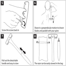 Load image into Gallery viewer, HexoBody™ Portable Back Shaver For Men
