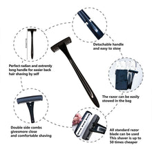 Load image into Gallery viewer, HexoBody™ Portable Back Shaver For Men

