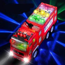 Load image into Gallery viewer, Electric Fire Engine Toy With Lights For Children
