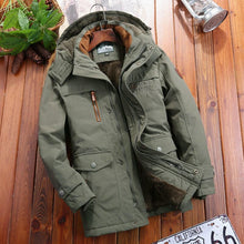 Load image into Gallery viewer, Multi-pocket padded fleece jacket
