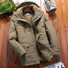 Load image into Gallery viewer, Multi-pocket padded fleece jacket
